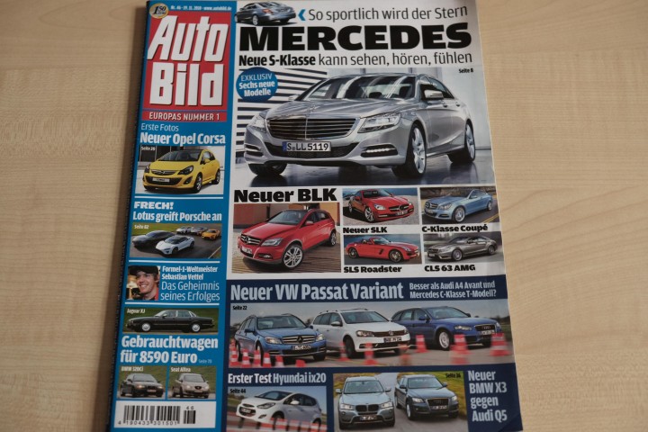 Deckblatt Auto Bild (46/2010)